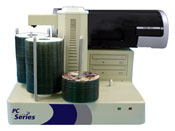 Mf Digital 250 disc capacity duplicator with Pico Jet Printer