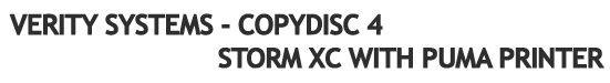 Verity Systems CopyDisc 4 Storm XC with Puma Printer