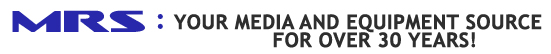 MRS has been a major media and equipment source for over 30 yerars.