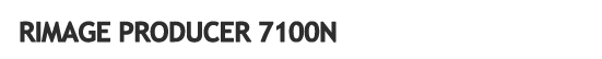 Rimage 7100N CD DVD Publisher
