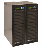 Microboards Premium Pro DVD tower duplicators.